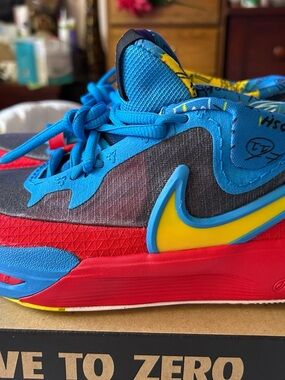 Nike Kids Blue, Red & Yellow Athletic Sneakers